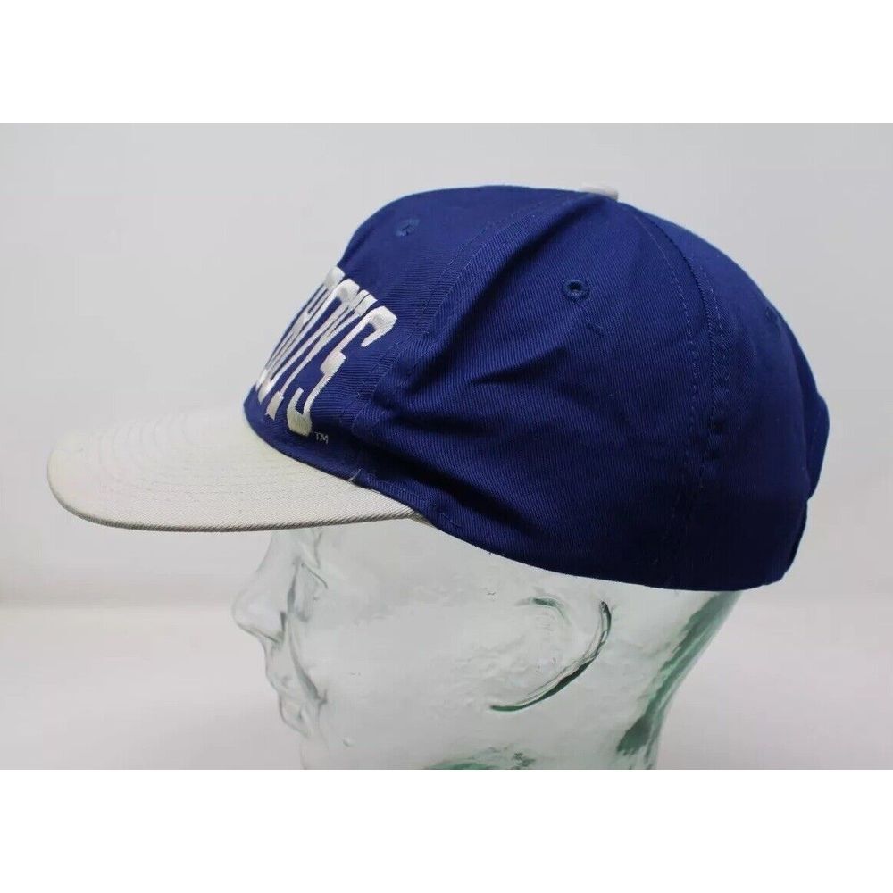 Dallas Cowboys Block Spellout Snapback‎ Hat Cap Blue Dome Vintage - Picture 2 of 6